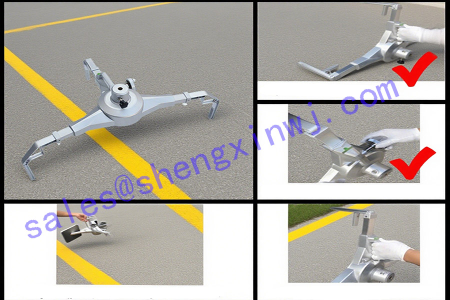 three point clamp Marking a tre punti