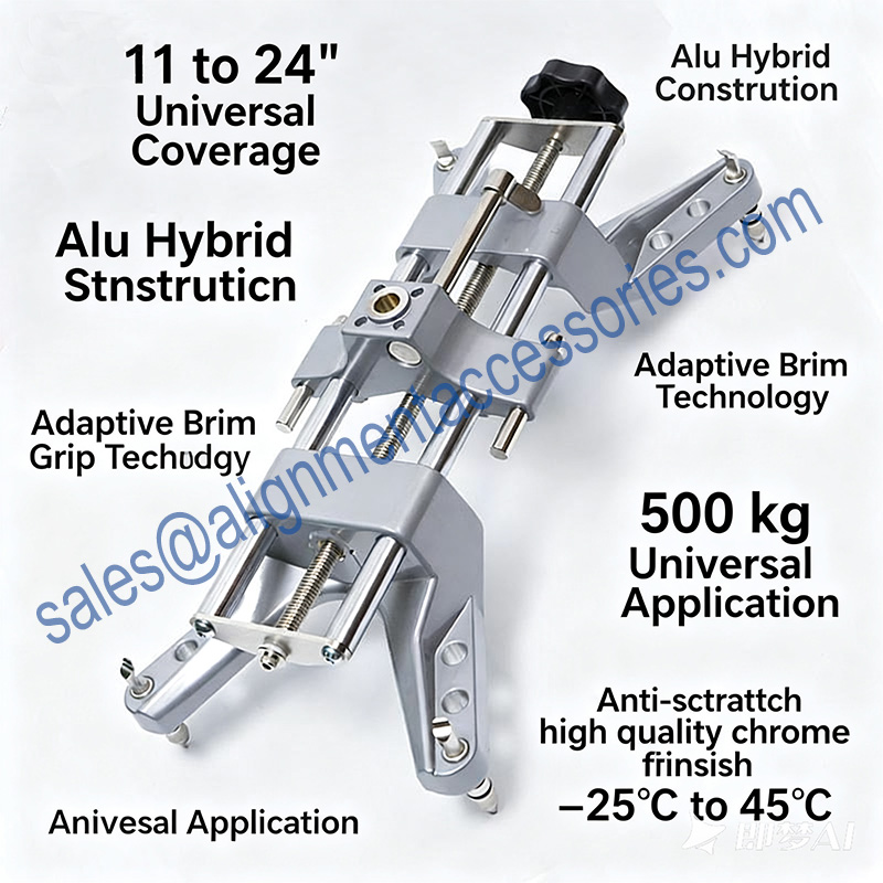 alignment clamp features caratteristiche del morsetto di allineamento