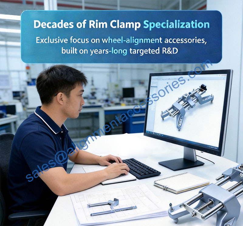 alignment rim clamp decades produzione in serie di pinze di allineamento