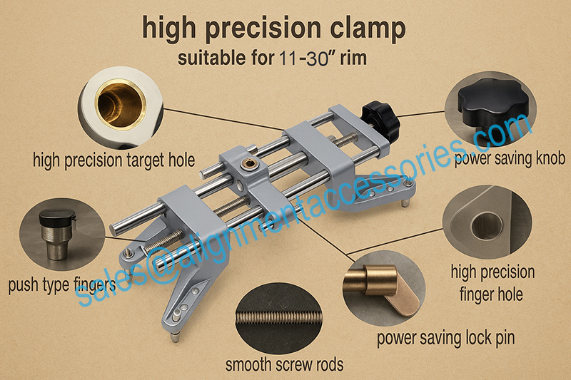 The advantages for truck wheel alignment clamp I vantaggi della pinza per l'allineamento delle ruote dei camion