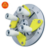 Morsetto magnetico per allineamento ruote auto